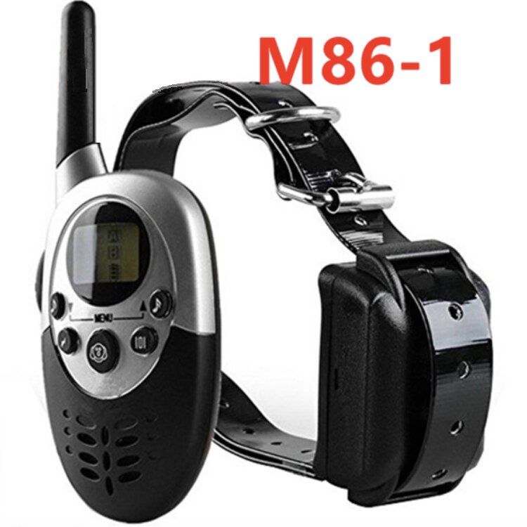 Waterproof Rechargeable Electric  Training Collar Pet Remote Control LCD Display  Bark Control Training Collar M86-1 LY107