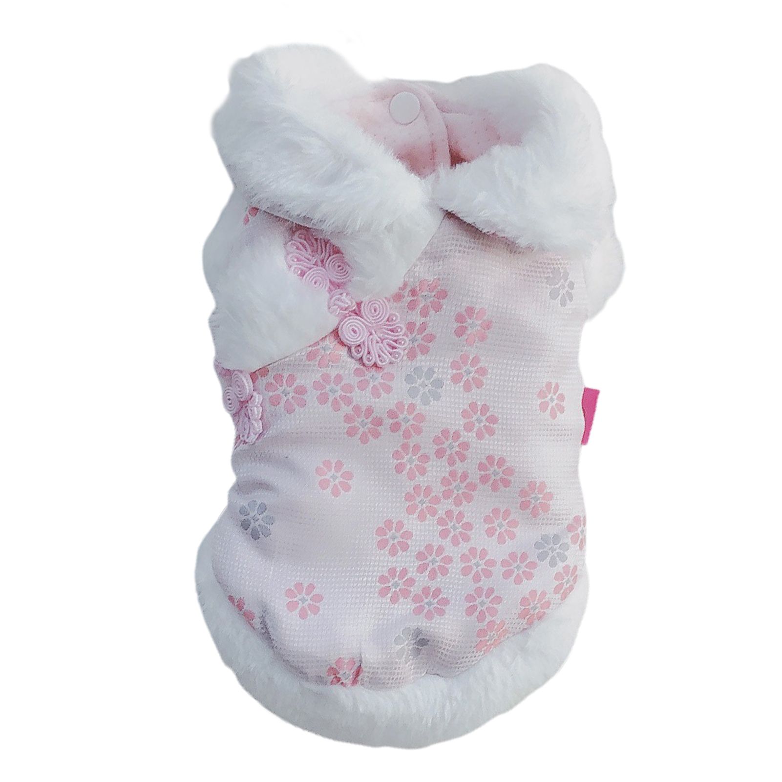 Pet Clothes Turn-down Collar Puppy Thickened Jket Outfit