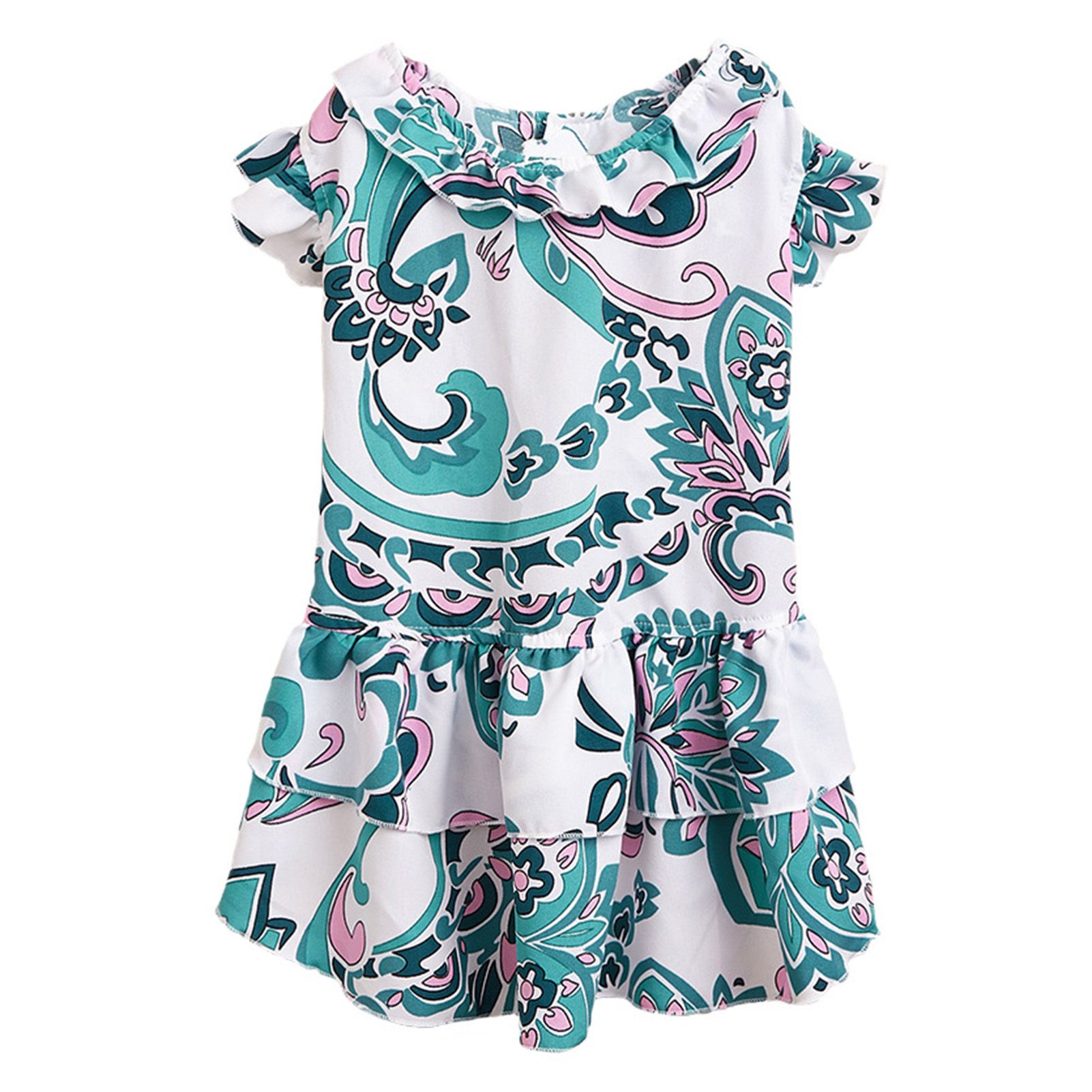Puppy Clothing Breathable Pet Outfits Pet Ethnic Style Skirt
