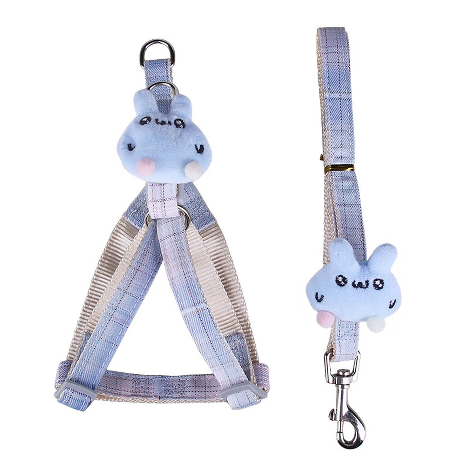 Pet Leashes Set Anti-pull Dogs Chest Strap Traction Leash Kit