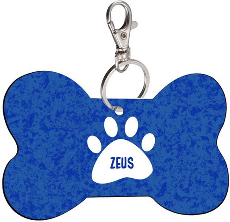 SKY TRENDS Bone Shape Collar Locket/Pendant for Dogs & Puppy -998 Info Engraved Dog Collar Charm  (Multicolor, Bone)