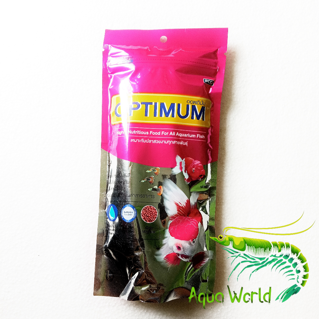 Optimum Aquarium Fish Food 100 g FISH FOOD FOLD FISH FOOD  AQUARIUM FISH FOOD PELLETS GUPPY FOOD KOI CARP FOOD COMET FISH FOOD GOLD FISH FOOD QUICK RED COLOR GROWING FOOD