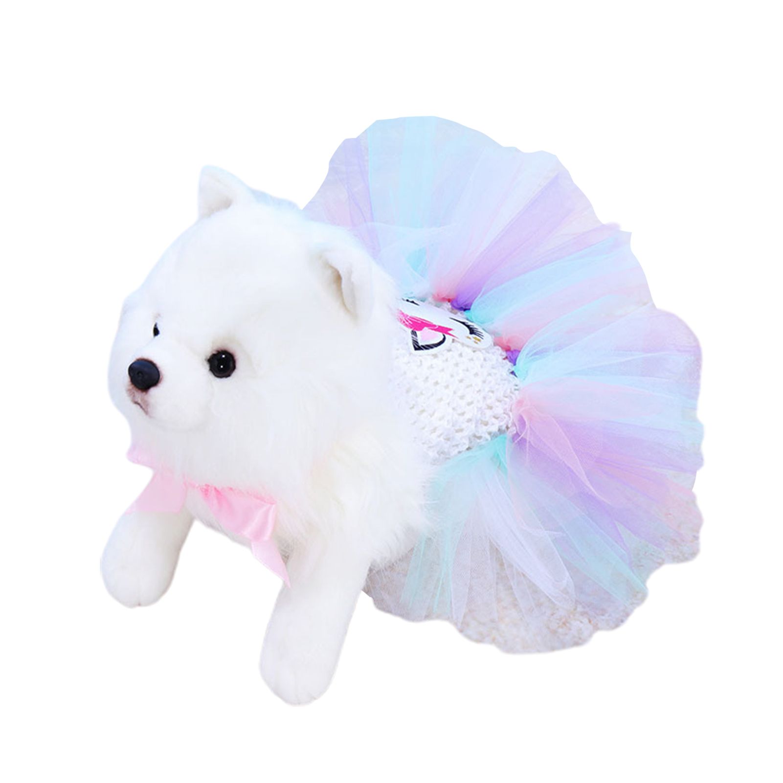 Pet Skirt Anti-wrinkle Multi-layers Breathable Pet Dress Skirt