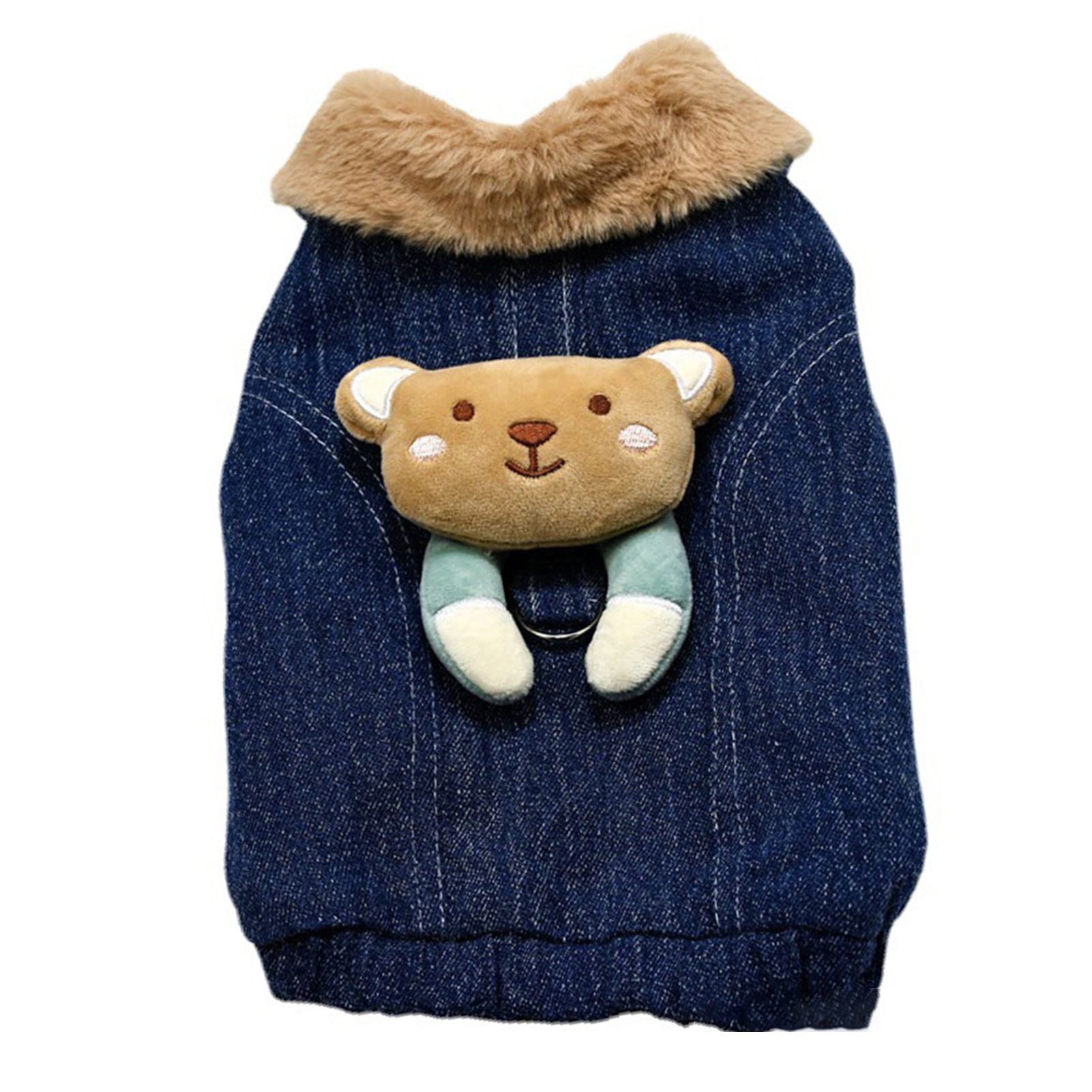 Pet Clothes Close-fitting Puppy Sleeveless Thickened Jacket