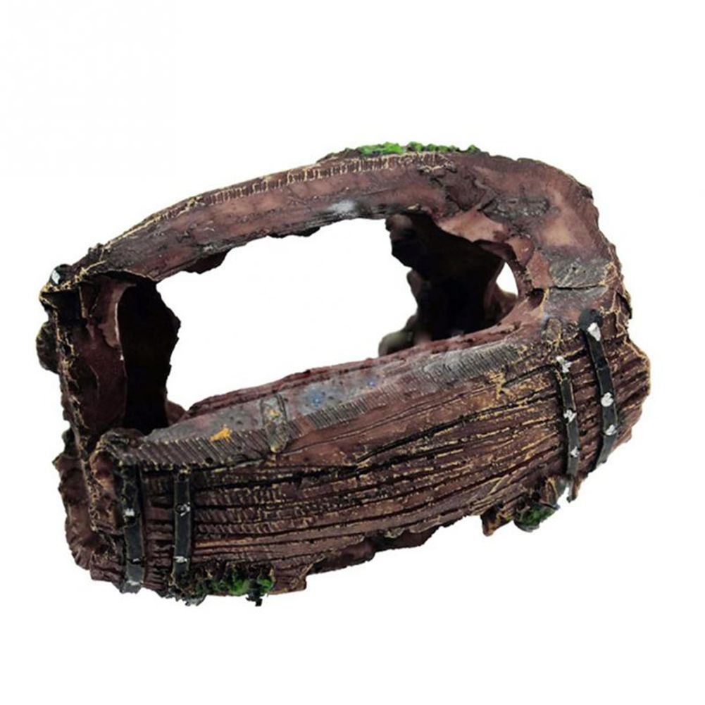 Aquarium Resin Artificial Resin Barrel Fish Tank Landscaping Aquatics Decoration