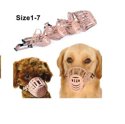 Plastic Dog Muzzle all size dog