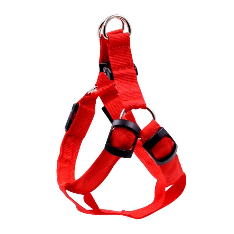 Nylon LED  Harness Pet   Collar Harness Vest Safety Lighted  Harness Pet s Luminous Fluorescent Collar