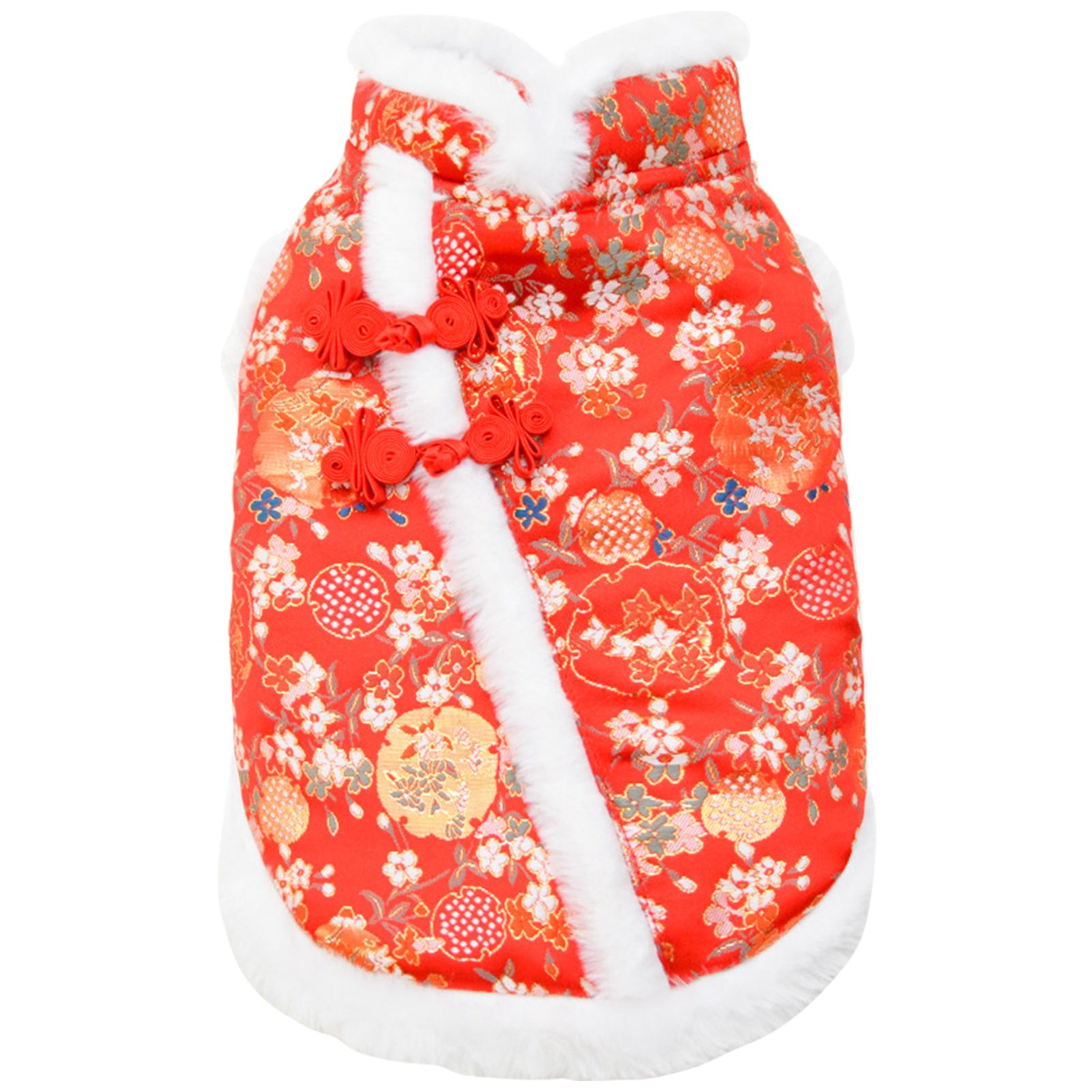 Pet Tang Suit Stand-up Collar Puppy Two-leg Thicken Jacket Outfit
