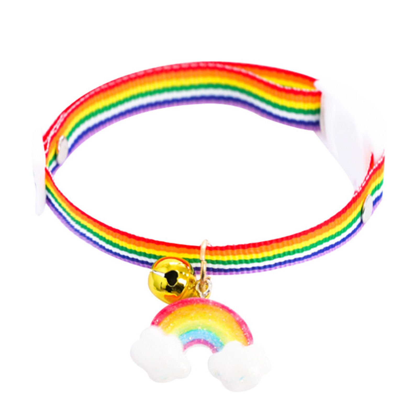 Puppy Collar Pendant Decor Pet Collar Neck Accessory with Bell