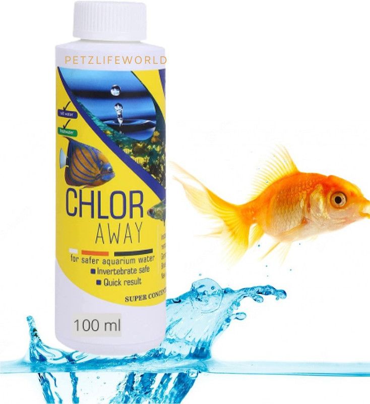 VAYINATO Aquatic Remedies Chlor Away (100 ML) Aquarium Fish Tank Water Chlorine Remover Aquarium Tool