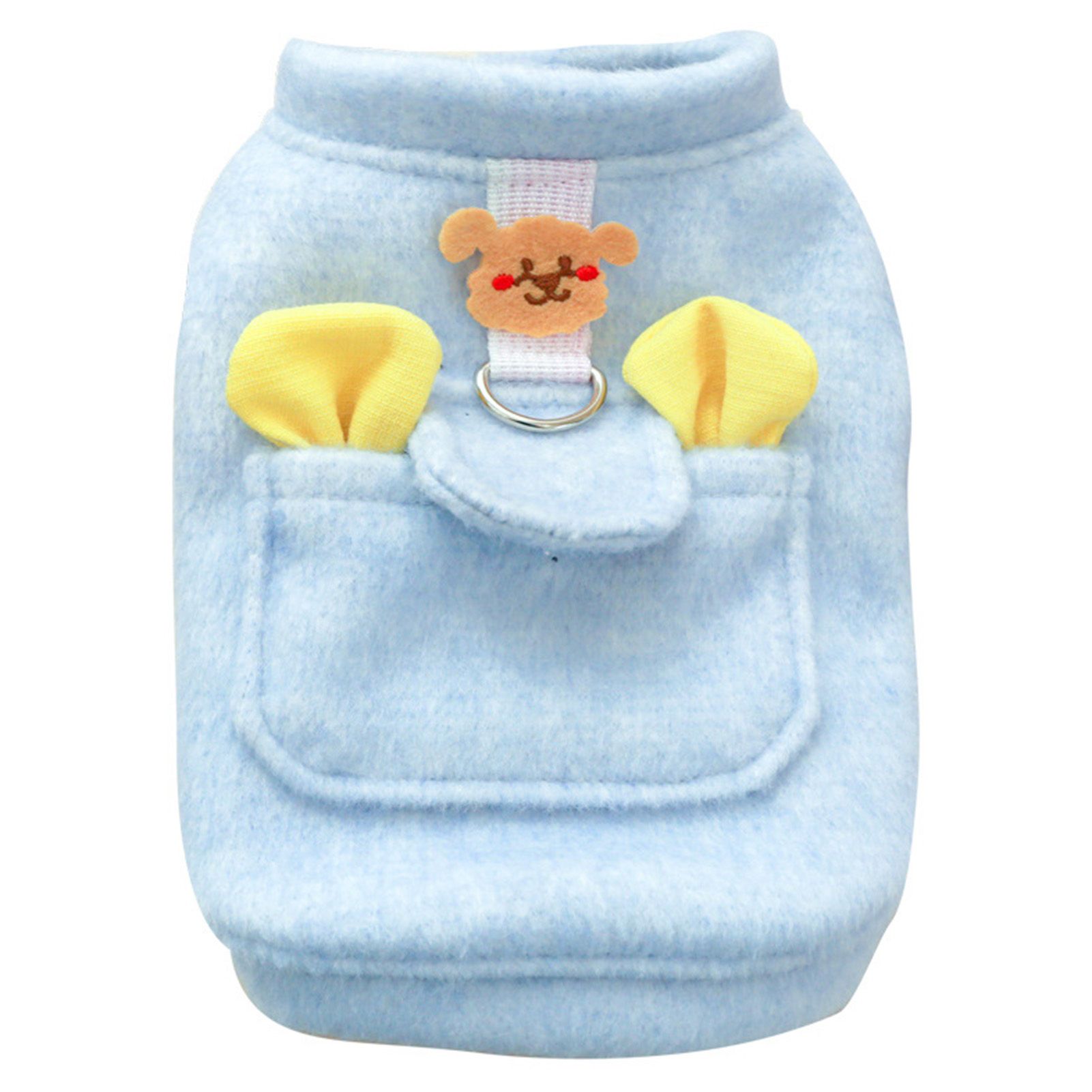 Puppy Vest Eye-catching Medium Dogs Cats Thickened Cozy Pet Coat