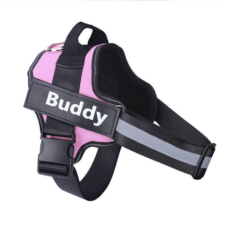 Personalized  Harness NO PULL Reflective Breathable Adjustable Pet Harness For Small large  Harness Vest With Custom patch
