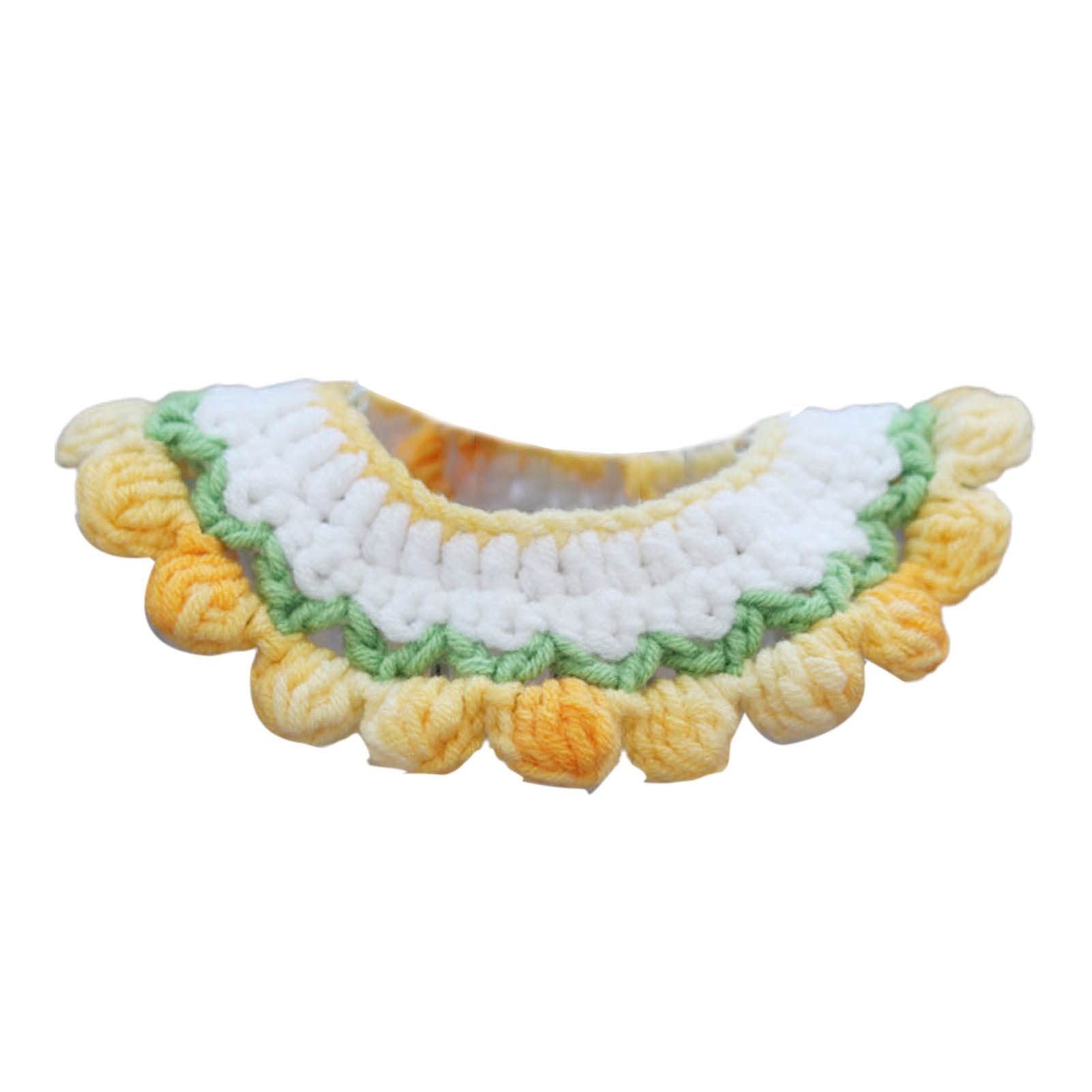 Cat Collar Soft Texture Woolen Yarn Pet Dog Knitted Necklace