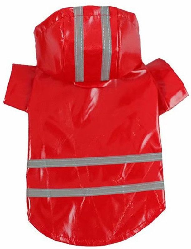 PETANGEL Raincoat for Dog, Cat  (Red)