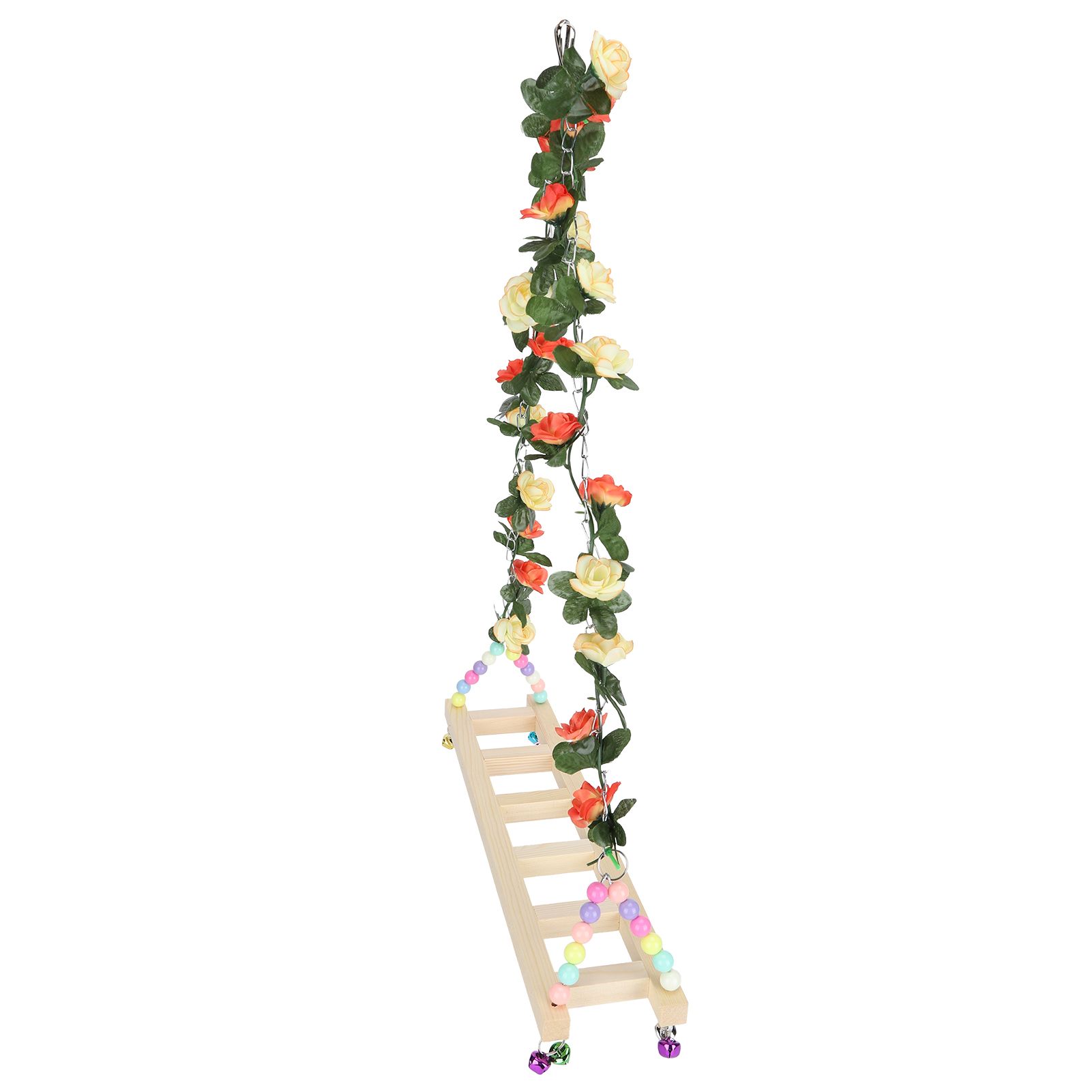 Wooden Swing Ladder Stand Toys Chewing Biting Playing For Large Accessory