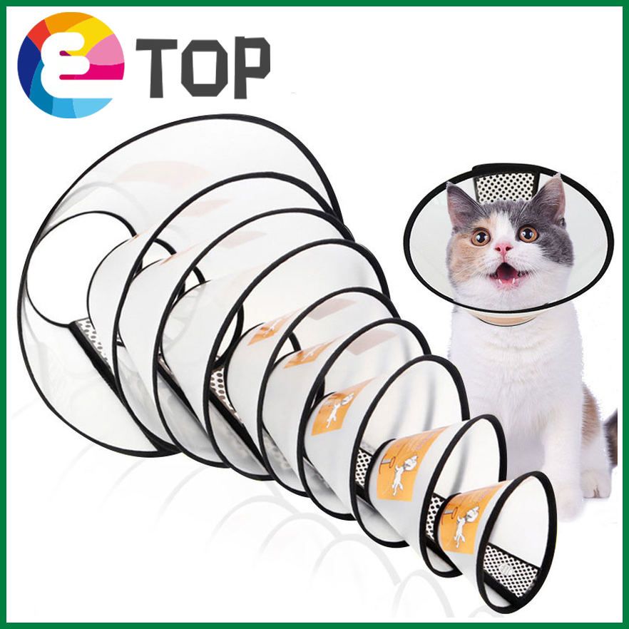 Elizabeth Anti-bite Pet Dog Collar Wound Healing Cone Neck Protection Cover Prevent Bite Pet Medical Collar Puppy Accessories