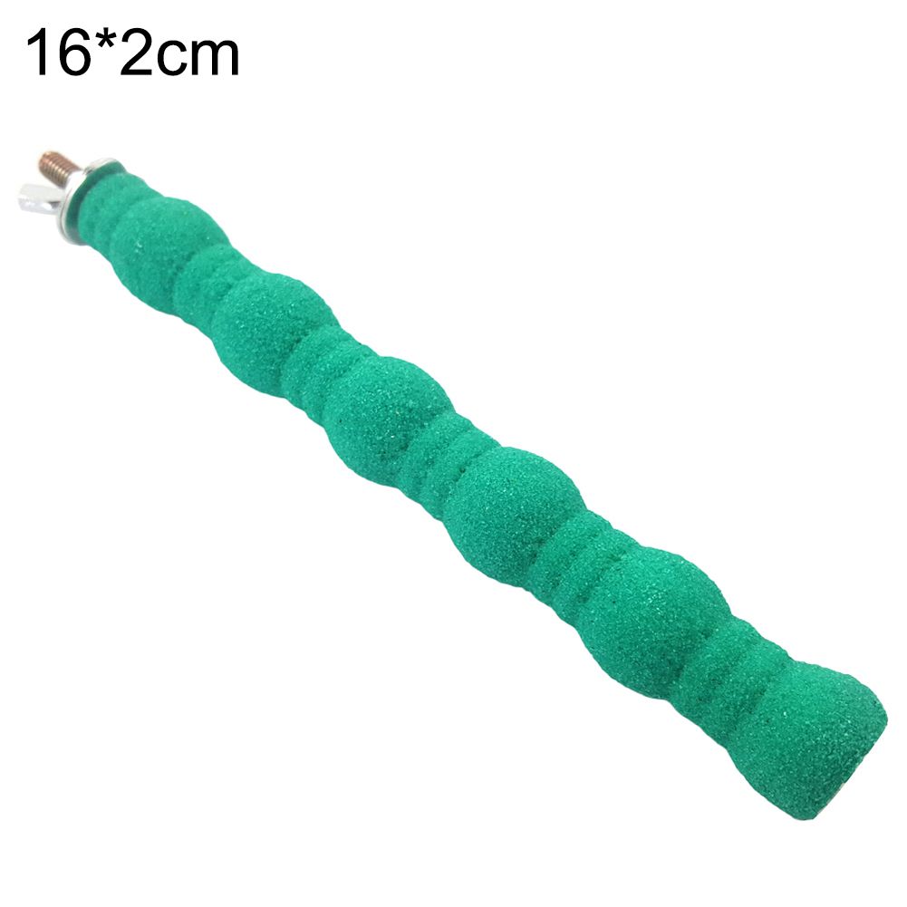 Pet Bird Parrot Calabash Shape Stand Perch Platform Cage Hanging Decor Chew Toy
