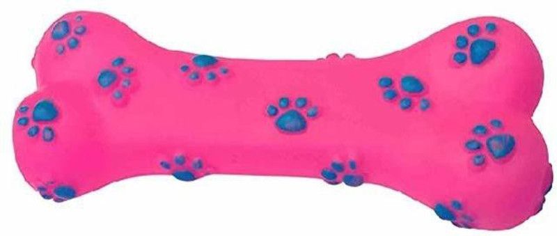PSK PET MART Dog Squeaky Rubber Non Toxic Sound & Chew Bone Toy Rubber Bone, Squeaky Toy For Dog