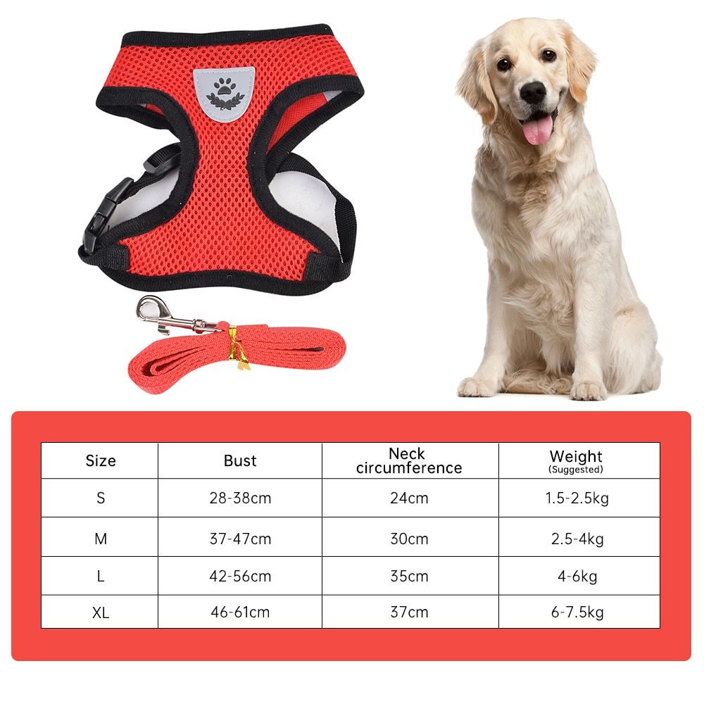 Adjustable  Traction Rope Chest S Traction Rope Vest Collar Traction Traction Belt Breathable  And  Accessories