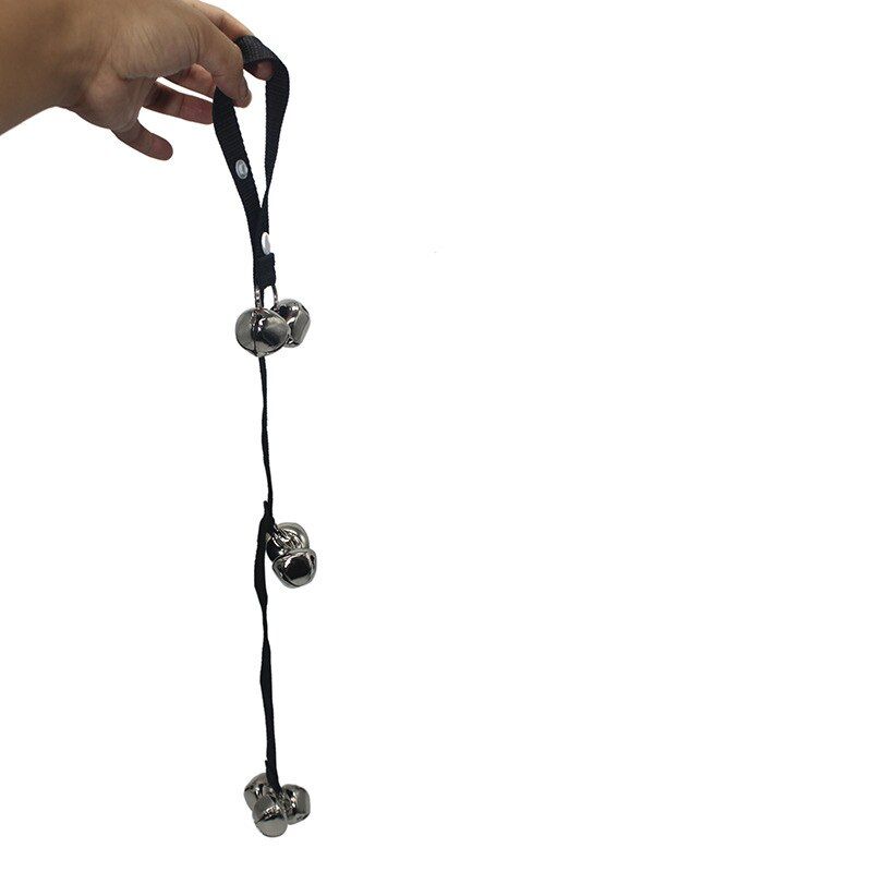 Newly Dog Doorbell for Training Hanging Adjustable Strap with 7 Bells for Door Knob 85cm Long as shown