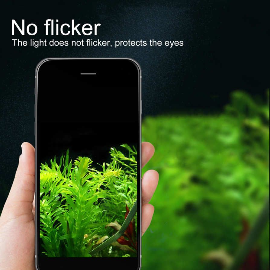 Aquarium LED Light 12W Aluminum Alloy Fish Tank Water Lighting Lamp Accessory