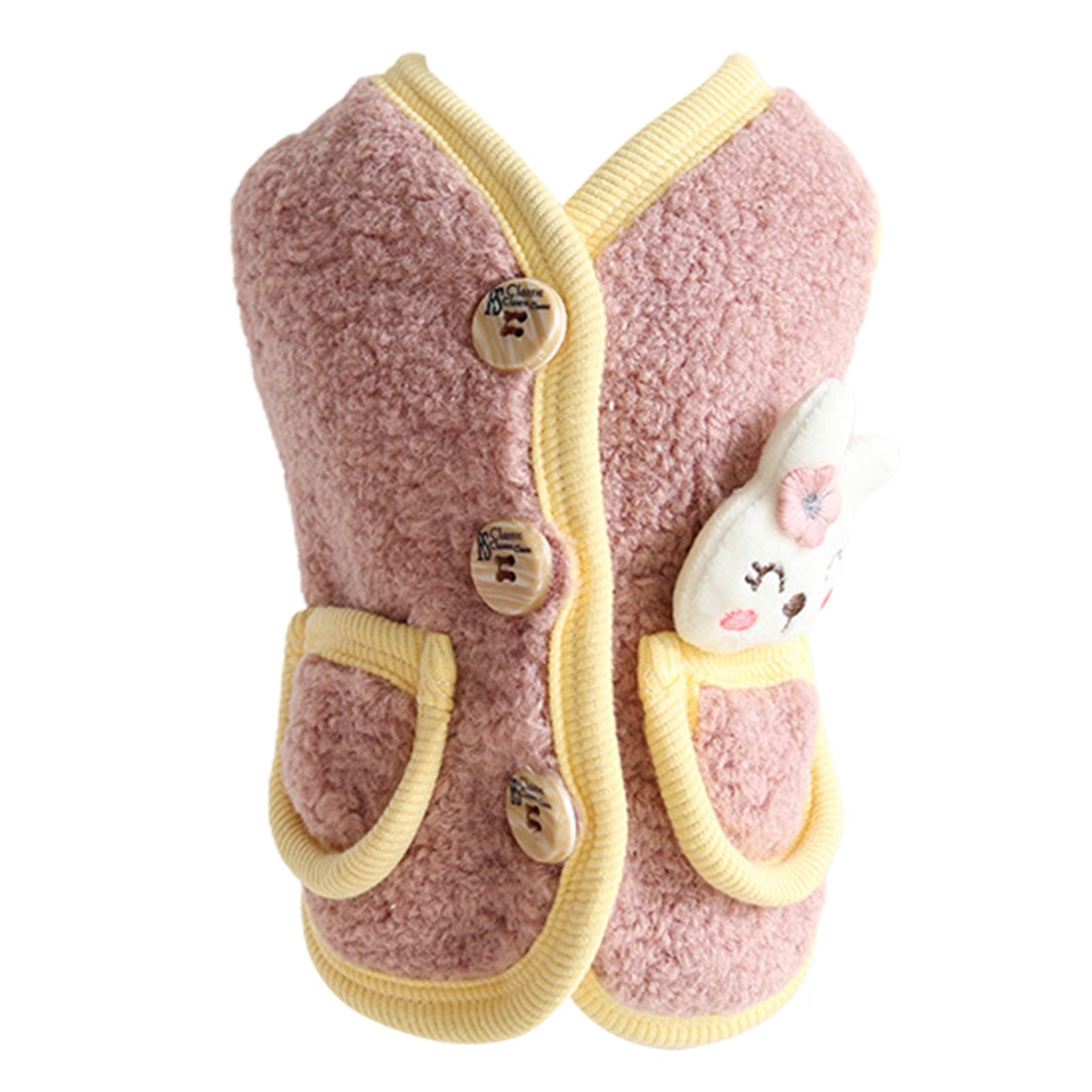 Pet Costume Skin-friendly 3D Rabbit Pattern Pet Puppy Coat