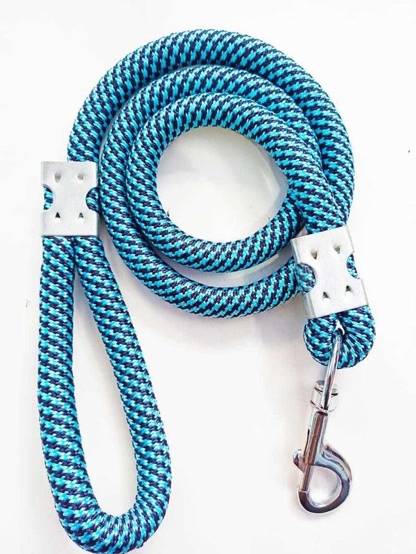 caval HIGH QUALITY DOG ROPE FOR LARGE & M 22 MM THICK AND 170 CM LONG sky blue 170 cm Dog Cord Leash  (Blue)
