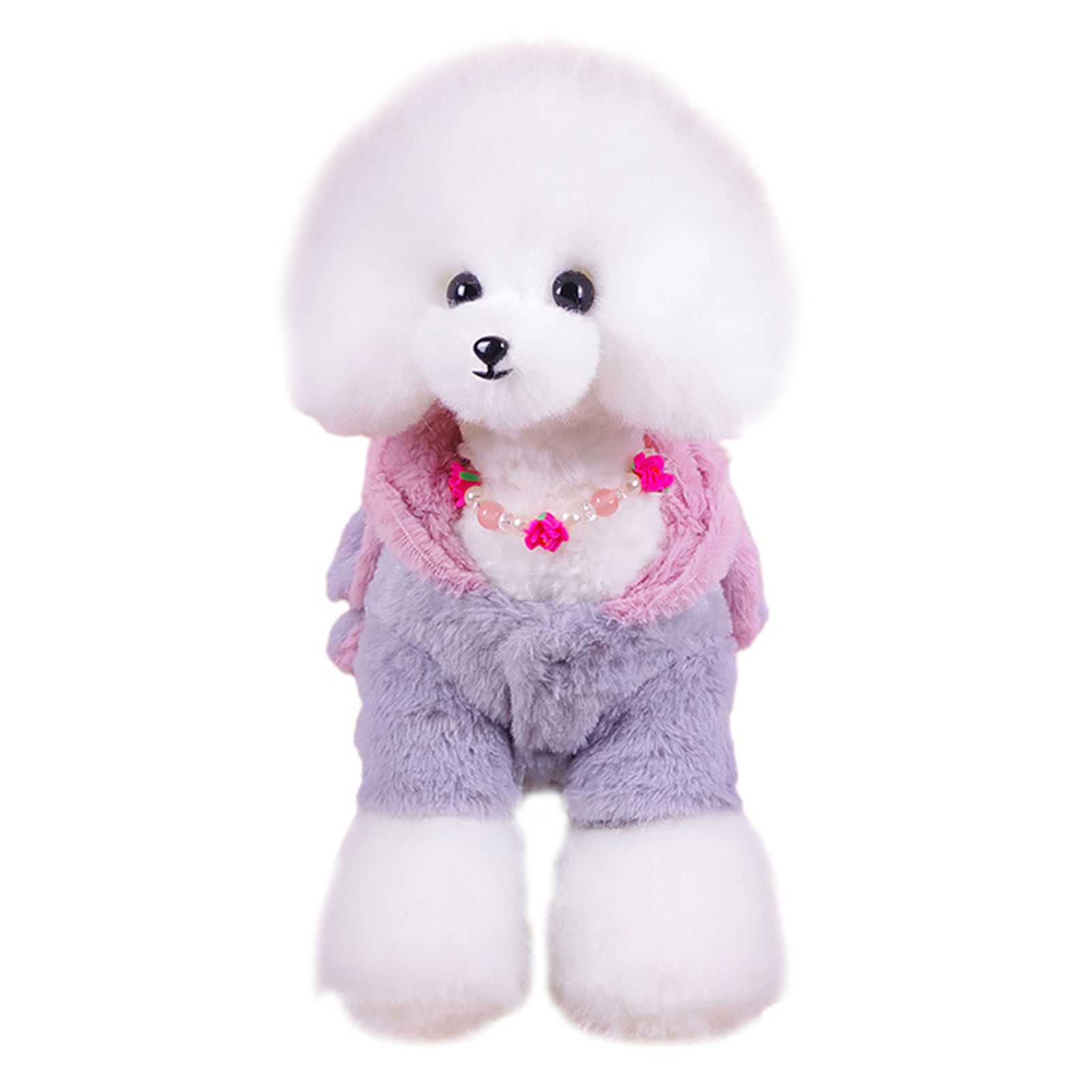 Pet Clothes Windproof Puppy Winter Warm Rabbit Style Pullover Pet Supplies
