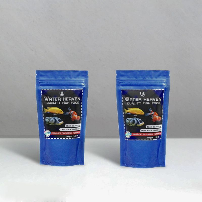water heaven Premium 200 gm 0.2 kg (2x0.1 kg) Dry Adult, New Born, Senior, Young Fish Food