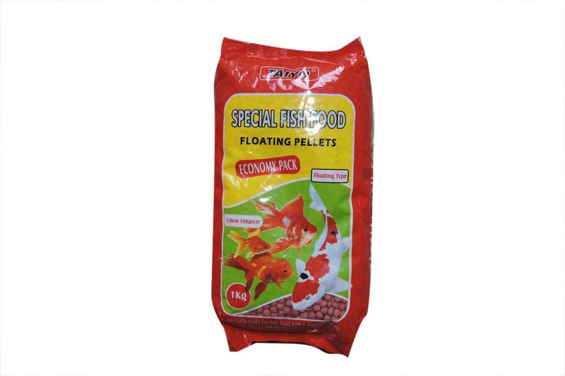 Fish Food ecocnomy pack - 1kg - 5MM Pellets 1 kg Dry Adult Fish Food