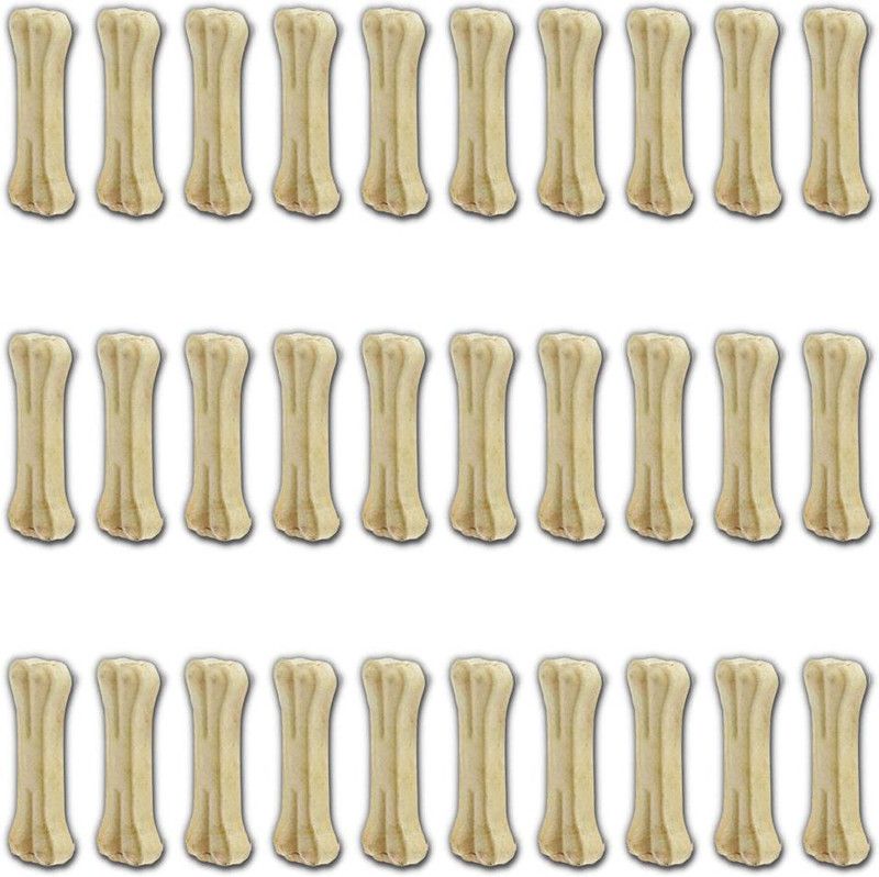 Excite Bites Dog Rawhide Pressed Bones | Dog Treat | Long-Lasting Chews | 3inches | 1kg | Dog Chew  (1 kg, Pack of 1)