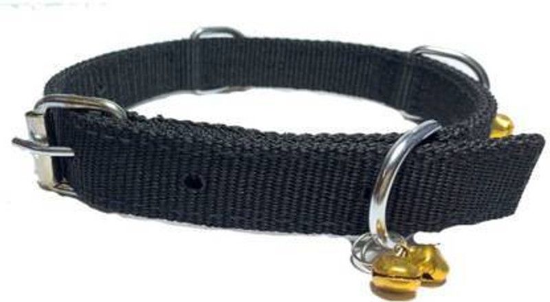 SAWAY Sway Export Quality Dog Black Collar Medium Dog Head Collar  (Medium, BLACK)