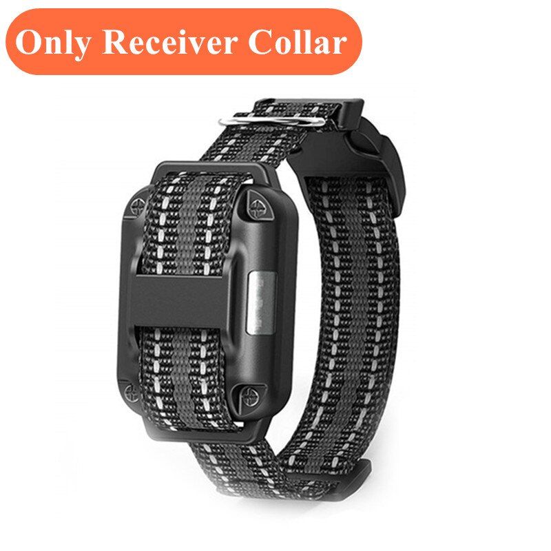 800m  Training Collar Remote Electronic Shock Training Collars Rechargeable Waterproof Stop Barking  Training Nylon rope Only Receiver Collar