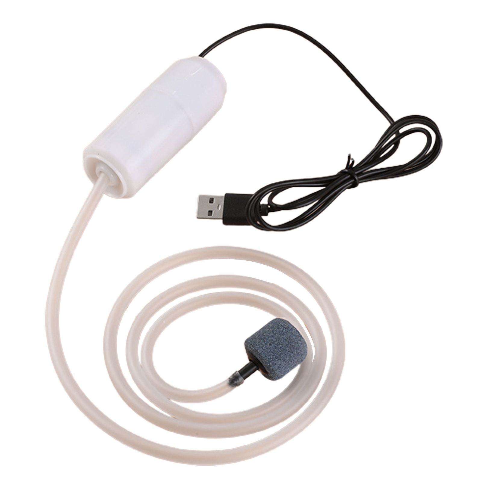 Aquarium Air Aerator with Air Stone Small Fish Tank Oxygenator