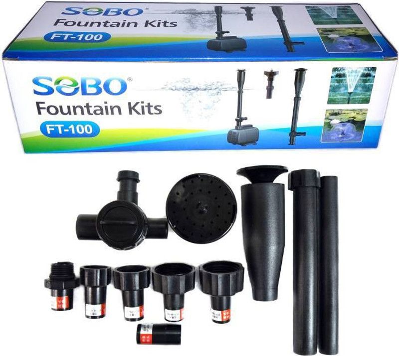 SOBO Water Fountain Kits FT-100 | (Pump Not Included) | Extension for fountain pump | Water Ring Water Aquarium Pump  (0 cm)
