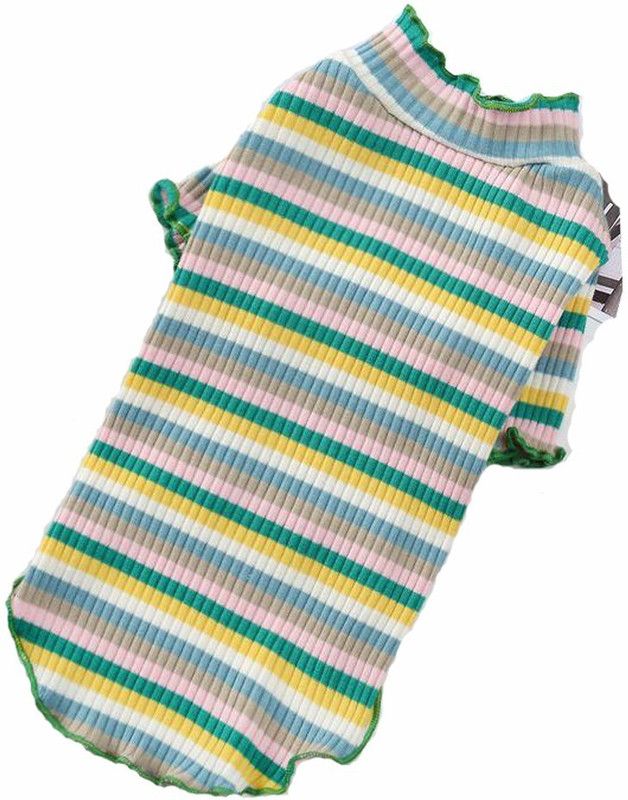 PETANGEL Sweats, T-shirt for Cat  (Green)