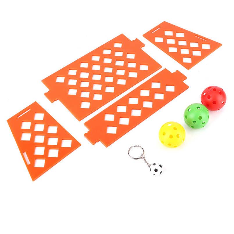 Parrot Toy Pet Mini Soccer Football Field Bird Training Desktop Educational Puzzle Intelligence Development