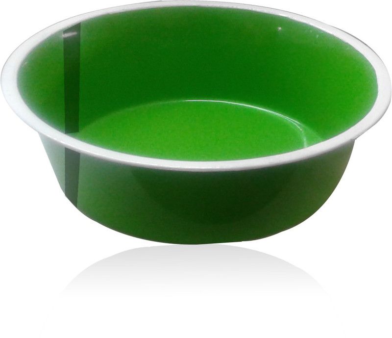 Profusion Round Iron Pet Bowl  (2000 ml Green)