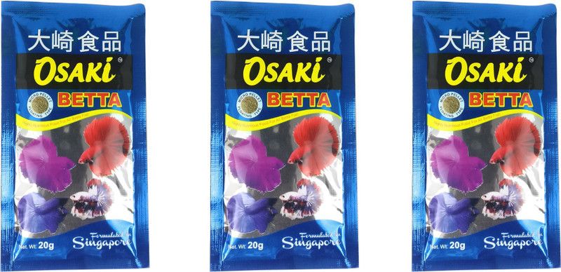 Osaki Betta Vegetable 0.5 kg (3x0.17 kg) Dry New Born, Young, Adult Fish Food