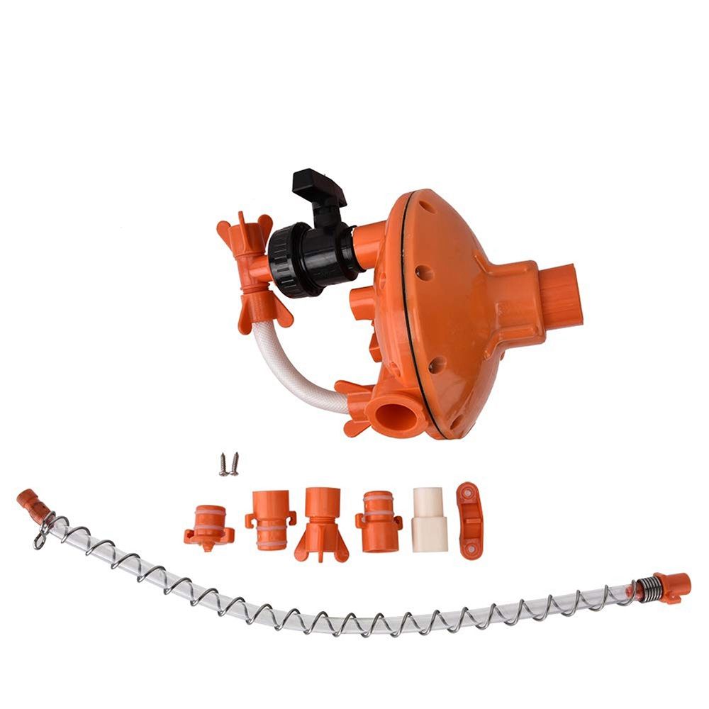 Plastic Adjustable Poultry Farm Farming Water Pressure Regulator for Chicken Ducks Goose Rabbit Water Pressure Regulator