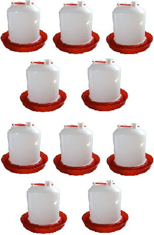 TM&W 3-Ltr-Drinker-10Pcs-I Common Bird Feeder  (Multicolor)