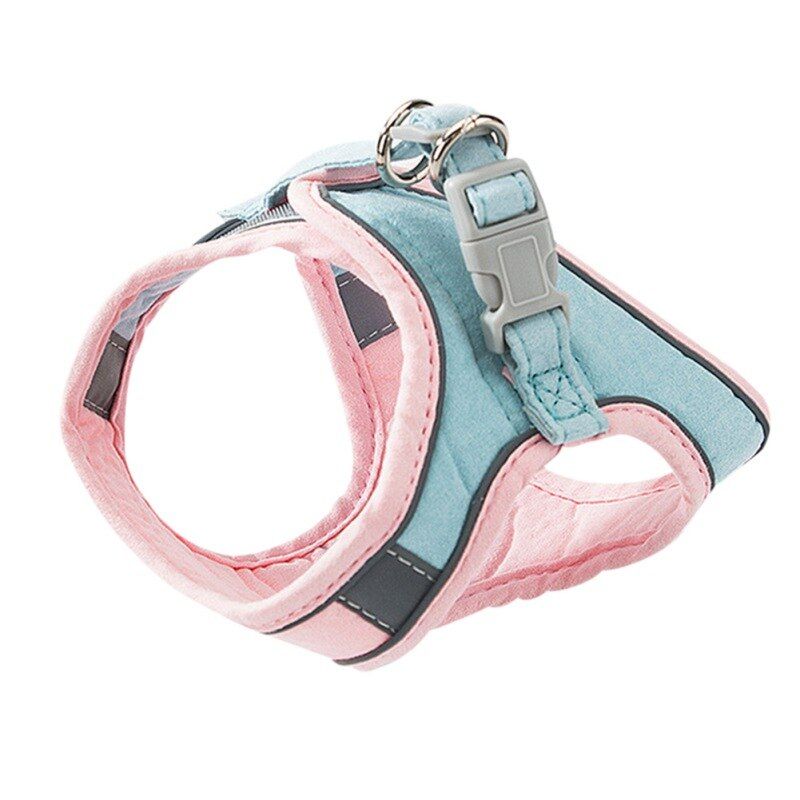 Harness With Leash Set Reflective  Harness No Pull Puppy Vest Adjustable Pet Harness For Kitty Small Medium Pet Supplies