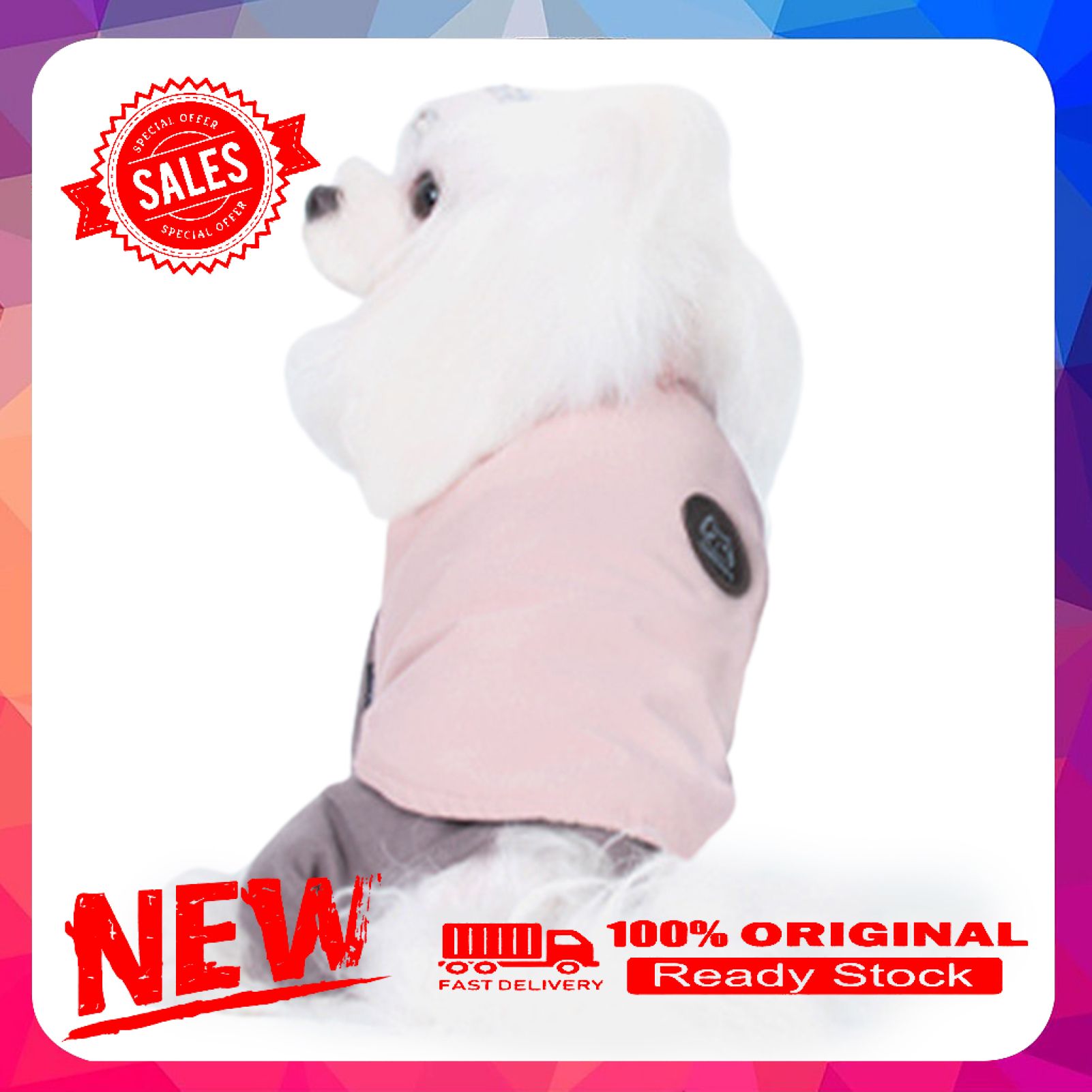 Pet Jacket Double-sided Keep Warmth Skin Friendly Thickened Pet Dogs Vest Coat Costume for Winter