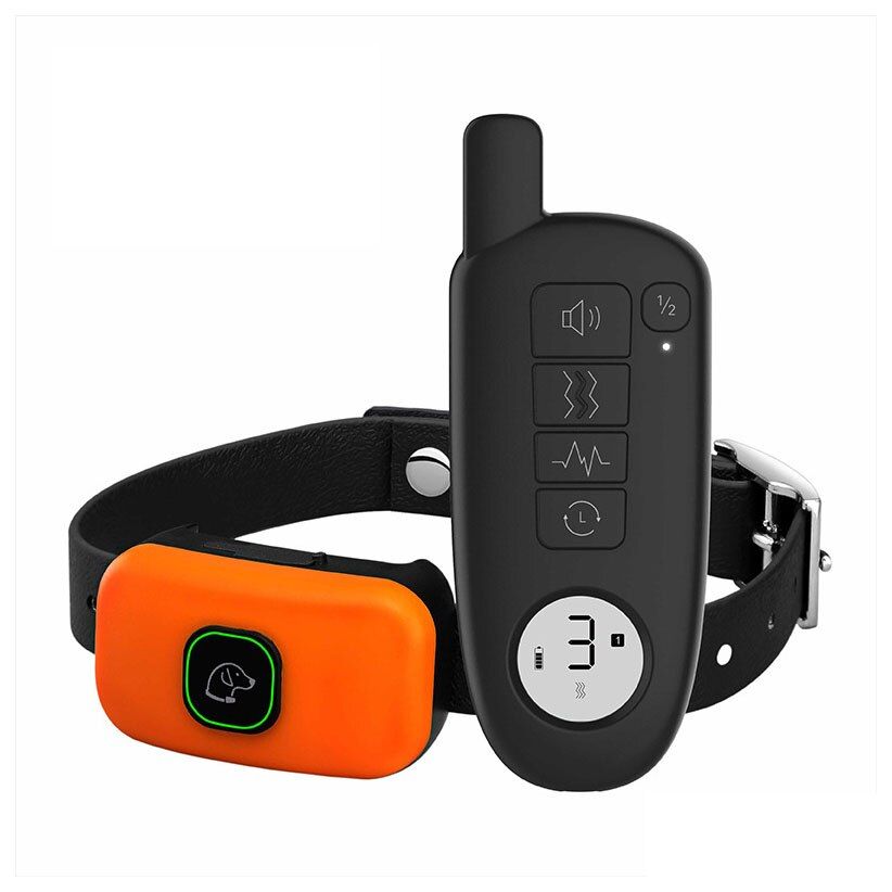 Shock Collar with Remote 1000ft Range Electric Collars for Pet Waterproof  Training Collar for Small Medium Large s 1 orange collar