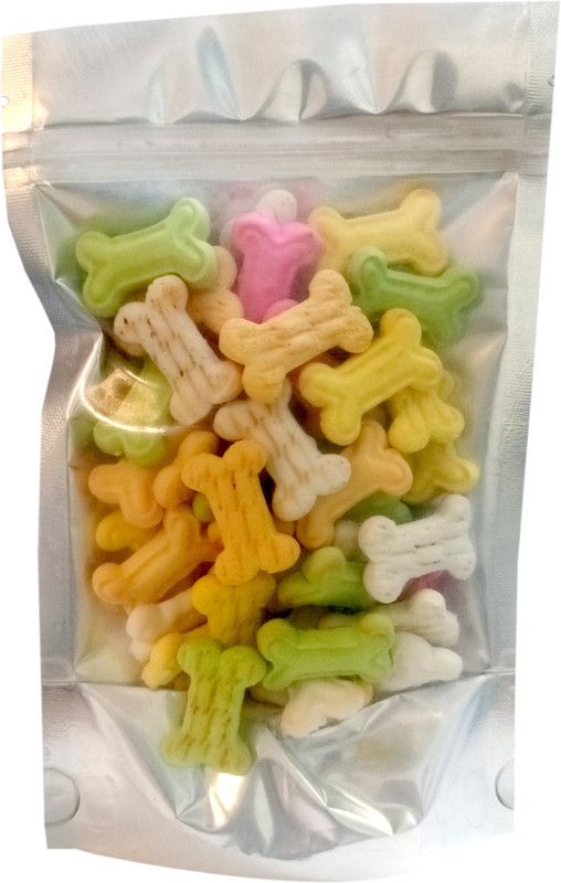 Unik Mix Flavour Dog Biscuits (PREMIUM QUALITY) for Puppies & Adult Dogs_ 100g, Milk, Egg, Cheese, Strawberry, Fruit 0.1 kg Dry New Born, Young, Adult Dog Food