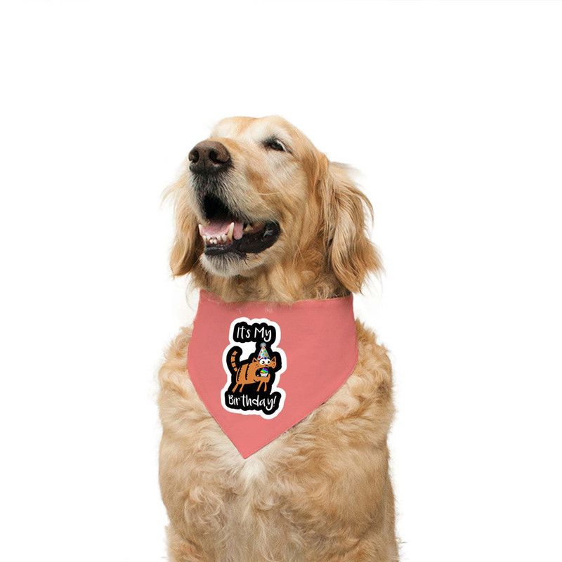 RUSE Bandana for Dog, Cat  (Reversible IT'S My Birthday Printed Dog Bandana Wilderness)