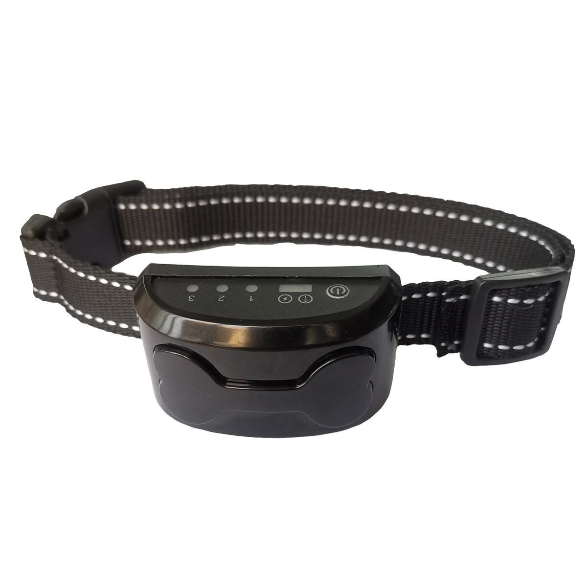 Bark Collar Anti Bark Collar Rechargeable Waterproof  Bark Collar with Vibration Beep for Small Medium Large s Black