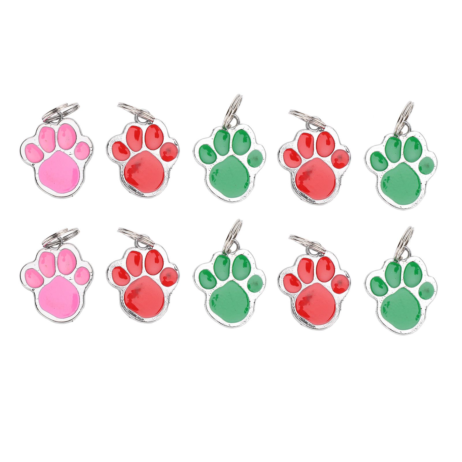 Pet ID Tag Environmentally Friendly 10pcs AntiLost Supplies Beautiful