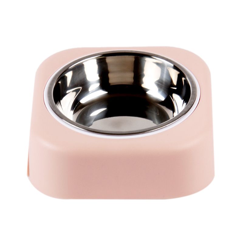 Pet Dog Feeding Bowls Feeder for Dogs Water Drinker Bowl Food Container Things for Small Dogs Cats Supplies Pink