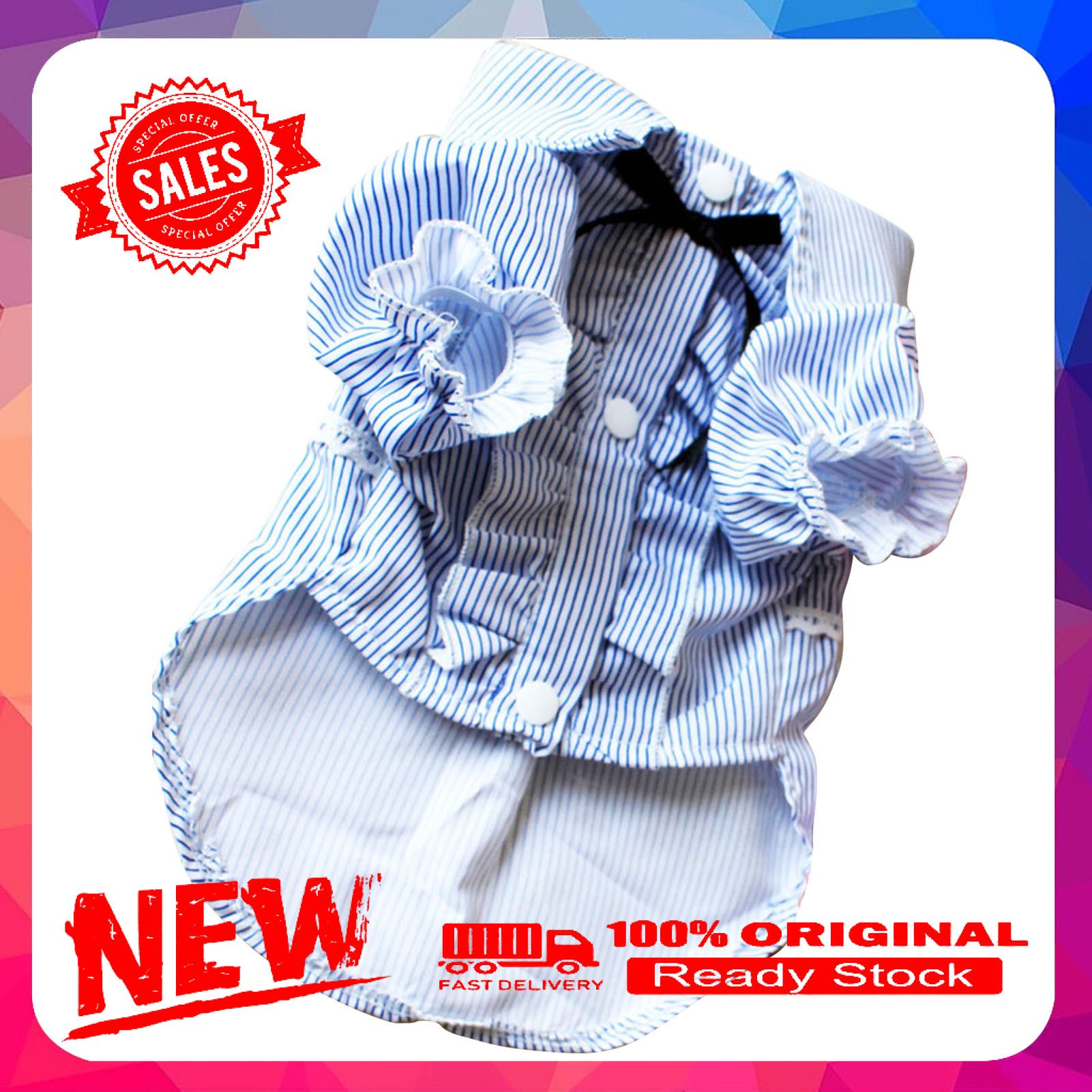 Vist Fox Pet Shirt Stand-up Collar Breathable Short Sleeve Pet Fashion Two-legged Clothing for Small Dog